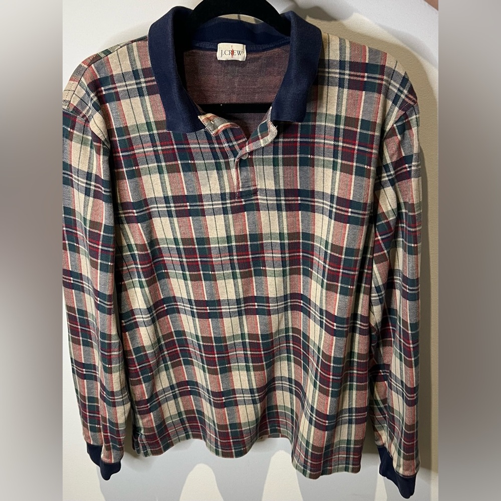 JCrew Long Sleeve Polo